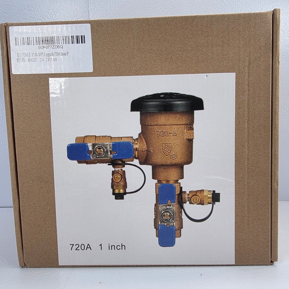 Model 720A 1 Inch Brass Pressure Vacuum‎ Breaker 150PSI UPC Certified